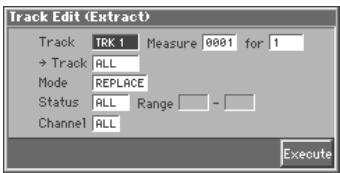 ROLAND FANTOM - Extracting and Moving a Part of Sequencer Data (Extract) - 1