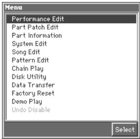 ROLAND FANTOM - Changing the Settings of the Patch Assigned to a Part - 1