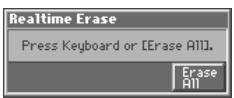 ROLAND FANTOM - Press [7 (Erase)]. - 1