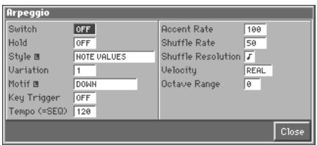 ROLAND FANTOM - Recording an Arpeggio Performance - 1