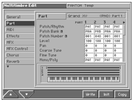 ROLAND FANTOM - Making Settings for Each Part (Part) - 1