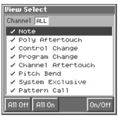 ROLAND FANTOM - Viewing sequencer data (View) - 1