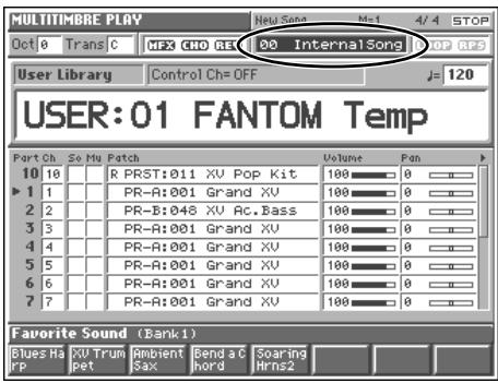 ROLAND FANTOM - Playing a Song Immediately from Disk (Quick Play) - 1