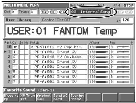 ROLAND FANTOM - Playing Back a Song - 1
