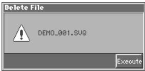 ROLAND FANTOM - Deleting Unwanted Files (Delete) - 2
