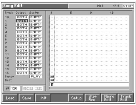 ROLAND FANTOM - Loading the Song You Want to Edit - 2