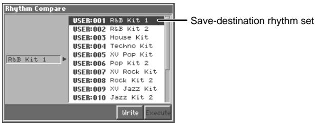 ROLAND FANTOM - Auditioning the Save-Destination Rhythm Set (Compare) - 1