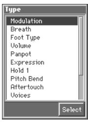 ROLAND FANTOM - Press [8 (Type)] - 1
