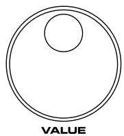 ROLAND FANTOM - Modifying a Value - 1