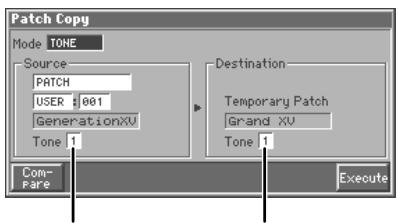 ROLAND FANTOM - Patch Tone Copy (TONE) - 1