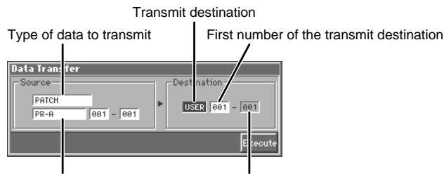 ROLAND FANTOM - Transmitting Data to User Memory - 2