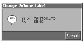ROLAND FANTOM - Modifying the Name of the Disk - 4
