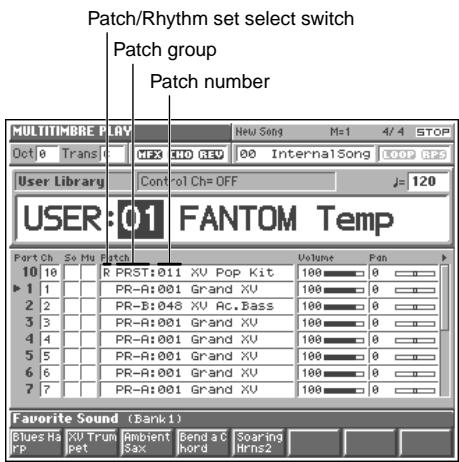 ROLAND FANTOM - Assigning a Different Patch to a Part - 1