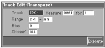 ROLAND FANTOM - Transpose the Key (Transpose) - 1