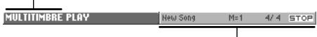 ROLAND FANTOM - Functions in the MULTITIMBRE PLAY Screen - 1