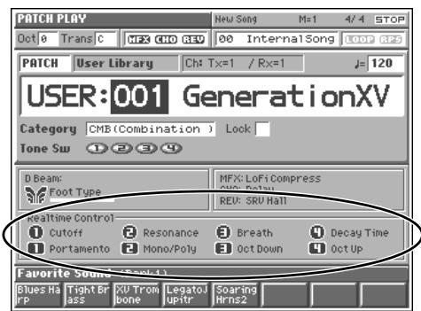 ROLAND FANTOM - Using Knobs or Buttons to Modify the Sound (Realtime Controller) - 1
