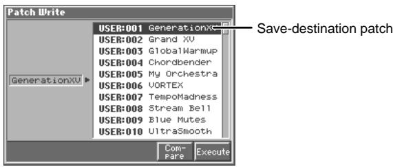 ROLAND FANTOM - Saving Patches You've Created (Write) - 4