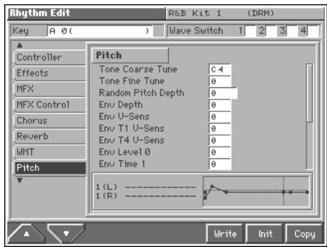ROLAND FANTOM - Modifying Pitch (Pitch) - 1