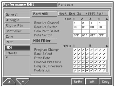 ROLAND FANTOM - Making Settings for Receiving MIDI (MIDI) - 1