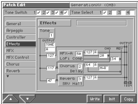 ROLAND FANTOM - Specifying How the Sound Will Be Output (Effects) - 1