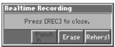 ROLAND FANTOM - Begin realtime recording (p. 129). - 1
