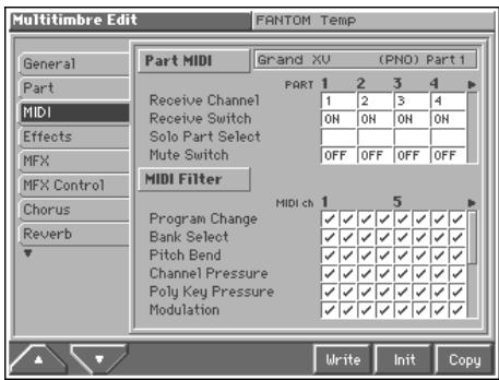 ROLAND FANTOM - Making Settings for Receiving MIDI (MIDI) - 1