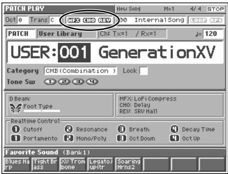 ROLAND FANTOM - Turning Effects On and Off - 2