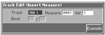 ROLAND FANTOM - Inserting a Blank Measure (Insert Measure) - 1
