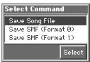 ROLAND FANTOM - Saving a Recorded Song on Disk - 1