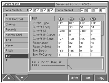 ROLAND FANTOM - Modifying the Brightness of a Sound with a Filter (TVF) - 1