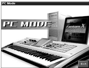 PC MODE PC MODE Fantom X TOMO RACK TOMO RACK EXIT