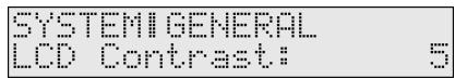 ROLAND JUNO D - Adjusting the display contrast (LCD CONTRAST) - 3