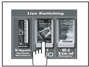 Live Switching VSynth System Version 2 VCard 1 VC-2 Vocal Designer