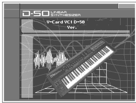 D-50 LINEAR SYNTHESIZER V-Card VC1 D-50 Ver.