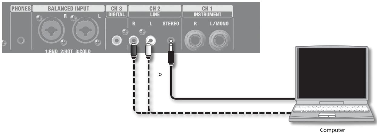 ROLAND CM-220 - Collegamento di un computertramiteunaconnessione analogica - 1