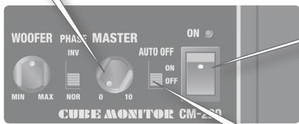 ROLAND CM-220 - Encendido del sistema - 1