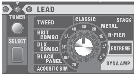 ROLAND CUBE-40XL - Memory priority mode (factory setting) - 2