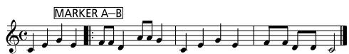 ROLAND E-09W - Repeat Playback of a Specified Region - 1