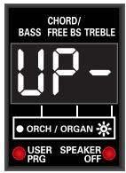 ROLAND FR-3XB BK - Press and hold the [USER PROGRAM] button to select write mode. - 2