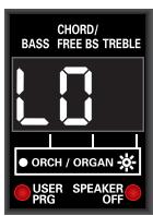 ROLAND FR-3XB BK - ■ LOW/HIGH mode (register [7]) - 2