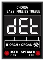 ROLAND FR-3XB BK - Press and hold the [SET] register to enter PARAMETER mode. - 2