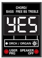 ROLAND FR-3XB BK - Press register [2] (VALUE ▶) to save your settings. - 1