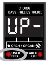 ROLAND FR-3XB BK - Press the [USER PROGRAM] button. - 2