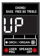 ROLAND FR-3XB BK - To transpose one octave up, hold down the [SET] register and press treble register [2] (OCT+). - 1