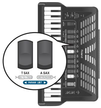 ROLAND FR-3XB WH - Use treble register [3] or [4] (PARAM LIST) to select "OLd" (Old Data Load). - 1
