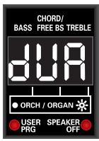 ROLAND FR-3XB WH - ■ DUAL/SOLO mode (register [8]) - 2