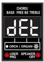 ROLAND FR-3XB WH - Press and hold the [SET] register to enter PARAMETER mode. - 2
