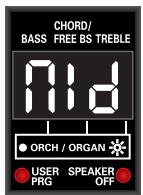 ROLAND FR-3XB WH - Selecting the desired MIDI LIST parameter - 2