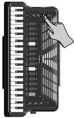 ROLAND FR-7 - ■Régler le volume du son orchestral de basse - 1