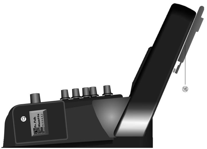 ROLAND FR-7 - ⑯ Registres FREE BASS - 1